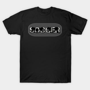 Soccer Graphic Distressed T-Shirt